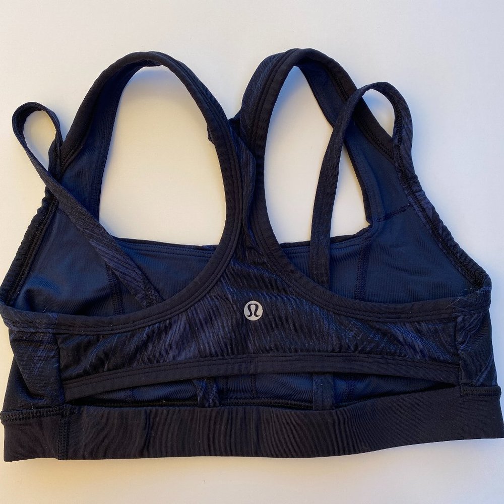 Lululemon Splendour Bra Wind Chill Deep Navy - Picture 5 of 8
